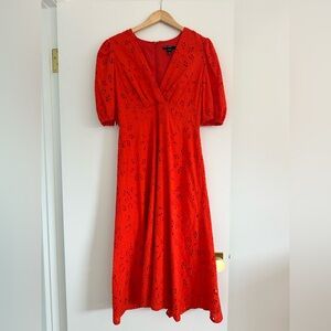 NWOT - Maggy London Scarlet Eyelet Dress